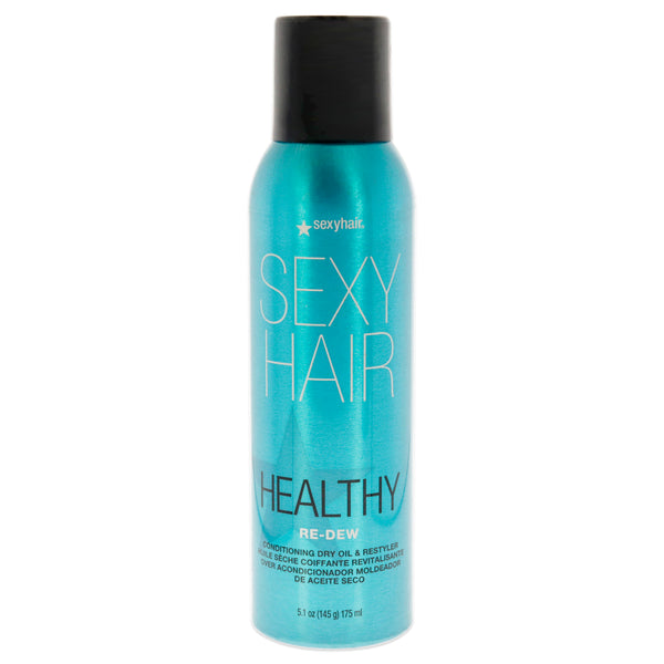 Sexy Hair Healthy Sexy Hair Re-Dew Conditioning Dry Oil and Restyler by Sexy Hair for Unisex - 5.1 oz Hair Spray