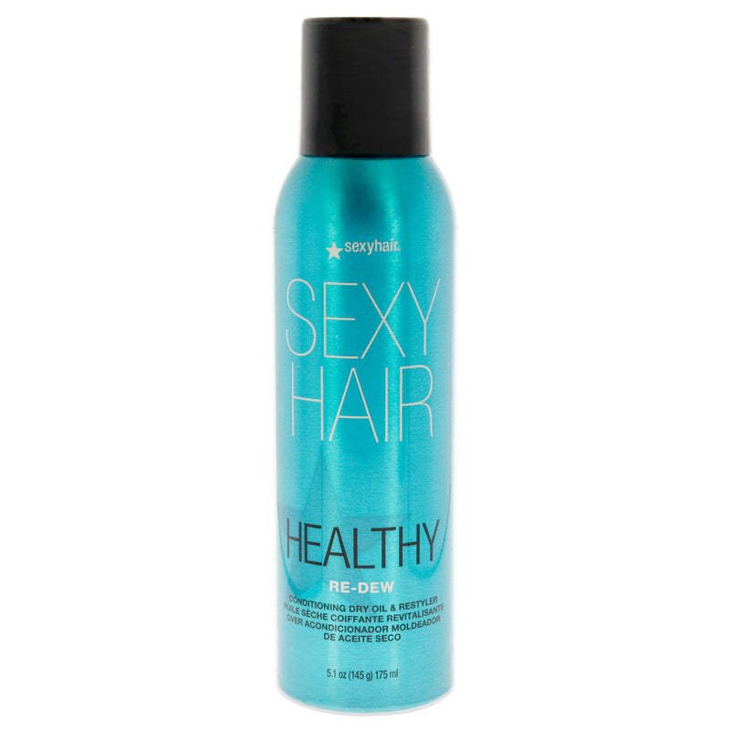 Sexy Hair Healthy Sexy Hair Re-Dew Conditioning Dry Oil and Restyler by Sexy Hair for Unisex - 5.1 oz Hair Spray