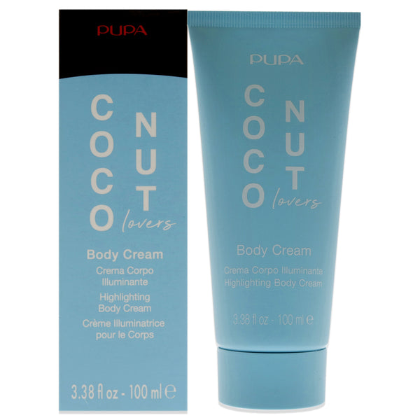 Pupa Milano Coconut Lovers Highlighting Body Cream - 001 Golden Dreams by Pupa Milano for Women - 3.38 oz Bronzer