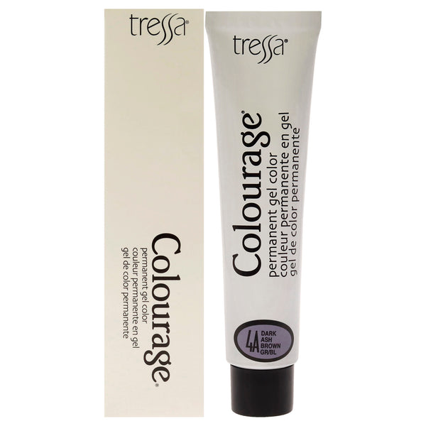 Tressa Colourage Permanent Gel Color - 4A Dark Ash Brown by Tressa for Unisex - 2 oz Hair Color