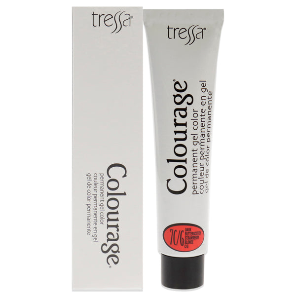 Tressa Colourage Permanent Gel Color - 7CG Dark Butterscotch Strawberry Blonde by Tressa for Unisex - 2 oz Hair Color