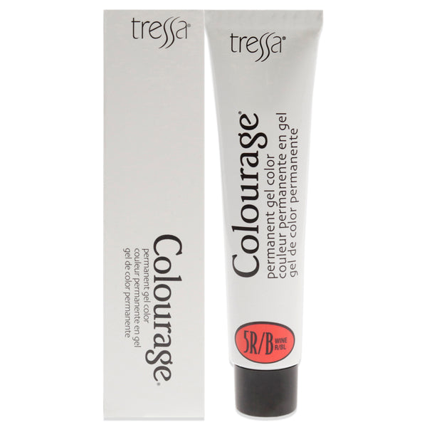 Tressa Colourage Permanent Gel Color - 5RB Wine by Tressa for Unisex - 2 oz Hair Color