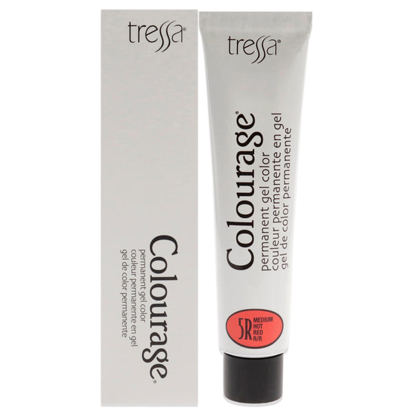 Tressa Colourage Permanent Gel Color - 5R Medium Hot Red by Tressa for Unisex - 2 oz Hair Color