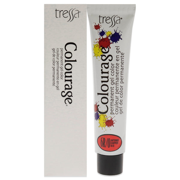 Tressa Colourage Permanent Gel Color - 6RO Intense Copper by Tressa for Unisex - 2 oz Hair Color