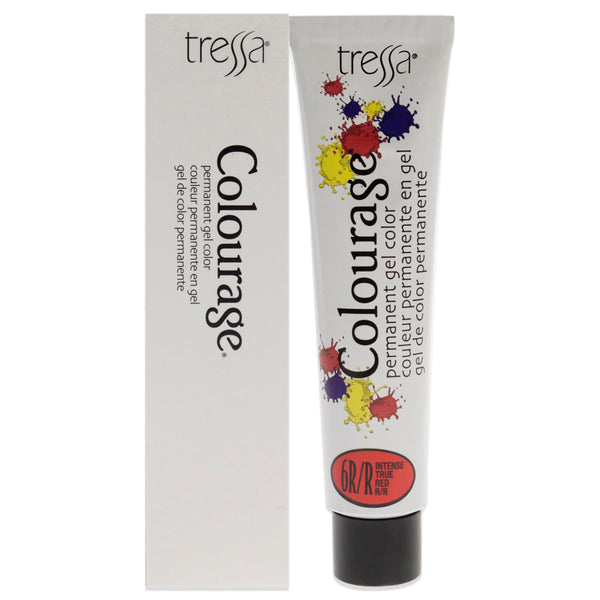 Tressa Colourage Permanent Gel Color - 6RR Intense True Red by Tressa for Unisex - 2 oz Hair Color