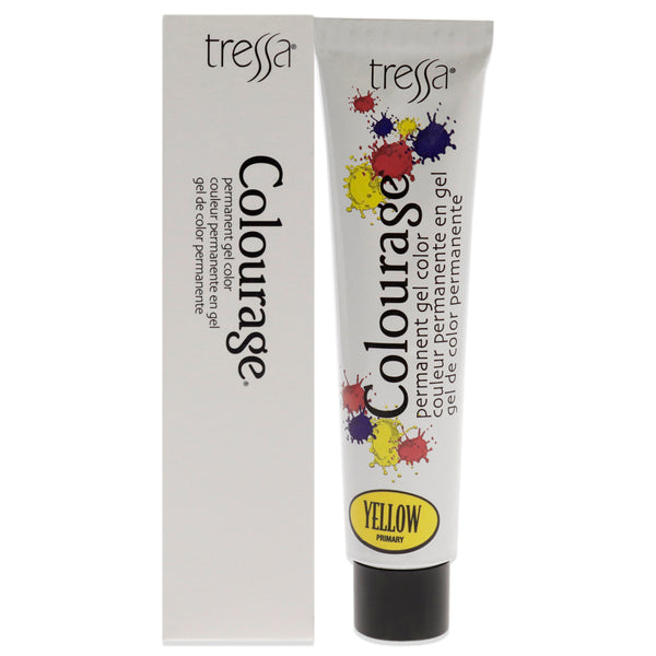 Tressa Colourage Permanent Gel Color - Yellow Concentrate by Tressa for Unisex - 2 oz Hair Color