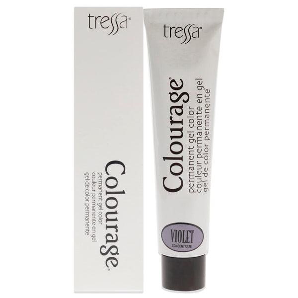 Tressa Colourage Permanent Gel Color - Violet Concentrate by Tressa for Unisex - 2 oz Hair Color