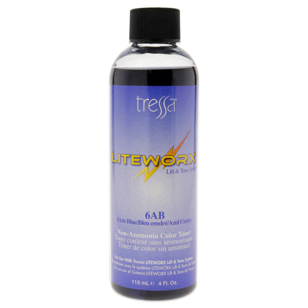 Tressa Liteworx Toner - 6AB Ash Blue by Tressa for Unisex - 4 oz Toner