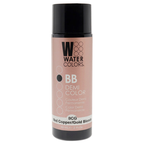 Tressa Watercolors BB Demi-Permanent Hair Color - 8CG Medium Copper Gold Blonde by Tressa for Unisex - 2 oz Hair Color