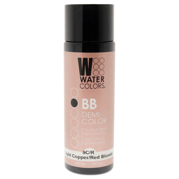 Tressa Watercolors BB Demi-Permanent Hair Color - 9CR Light Copper Red Blonde by Tressa for Unisex - 2 oz Hair Color