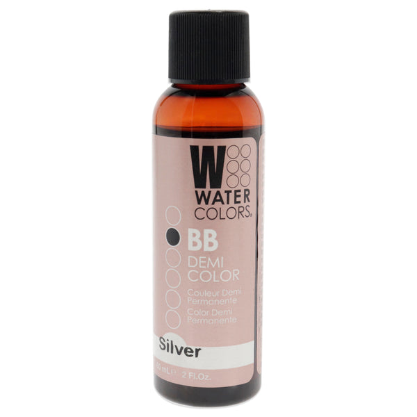 Tressa Watercolors BB Demi-Permanent Hair Color - Silver by Tressa for Unisex - 2 oz Hair Color