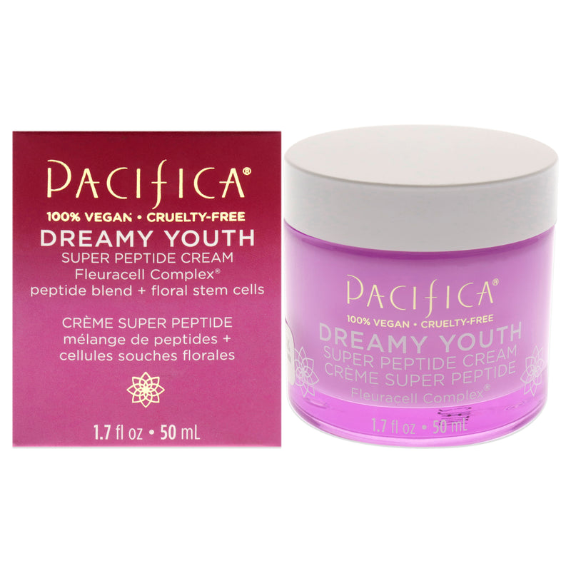 Pacifica Dreamy Youth Super Peptide Cream by Pacifica for Unisex - 1.7 oz Cream