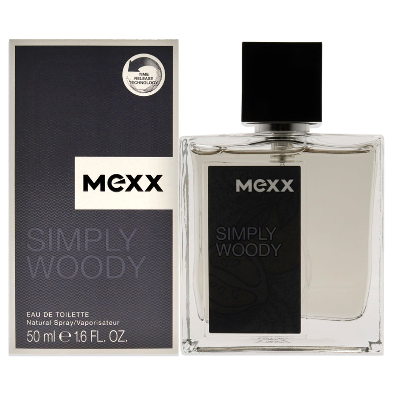 Mexx Simply Woody by Mexx for Men - 1.6 oz EDT Spray