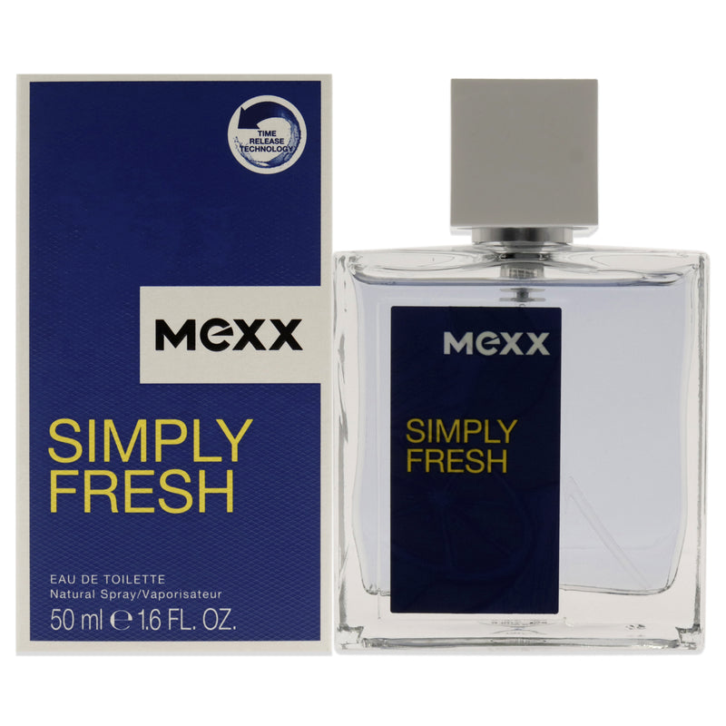 Mexx Simply Fresh by Mexx for Men - 1.6 oz EDT Spray