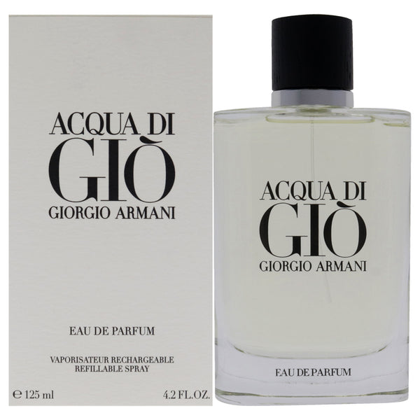 Giorgio Armani Acqua Di Gio by Giorgio Armani for Men - 4.2 oz EDP Spray (Refillable)