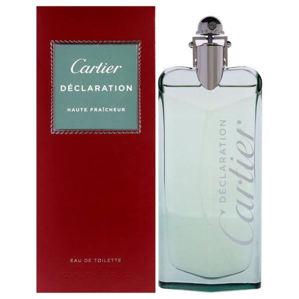 Cartier Declaration Haute Fraicheur by Cartier for Men - 3.3 oz EDT Spray