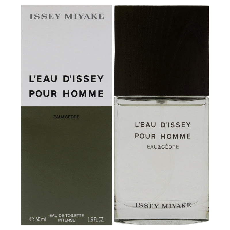 Issey Miyake Leau Dissey Eau and Cedre by Issey Miyake for Men - 1.6 oz EDT Intense Spray