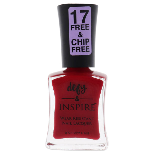 Defy and Inspire Wear Resistant Nail Lacquer - 220 The Final Rose by Defy and Inspire for Women - 0.5 oz Nail Polish