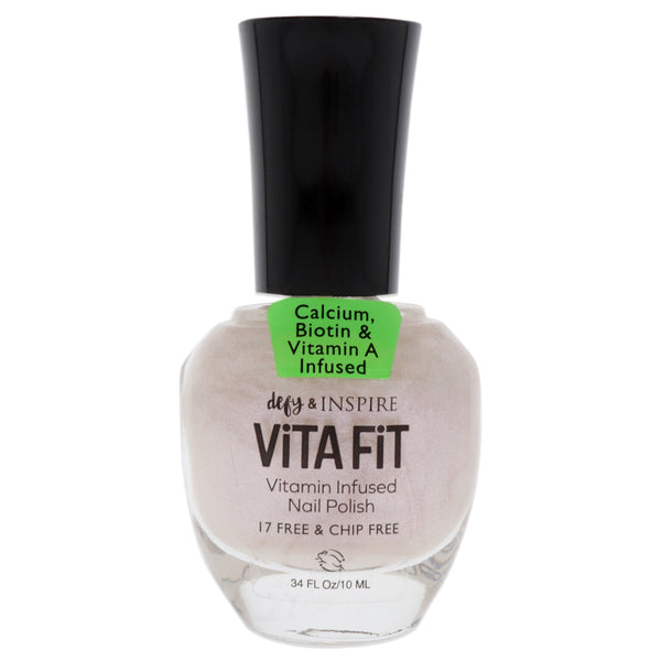 Defy and Inspire Vita Fit Vitamin Infused Nail Polish - 5001 No Pain No Gain by Defy and Inspire for Women - 0.34 oz Nail Polish