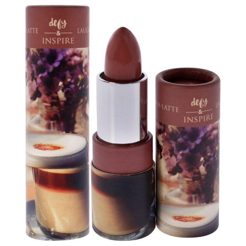 Defy and Inspire Cream Lipstick - 02 Laugh-A-Latte by Defy and Inspire for Women - 0.134 oz Lipstick