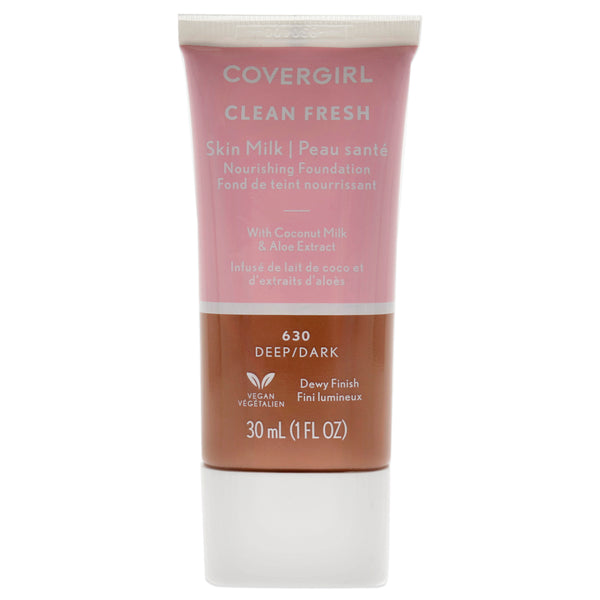 Covergirl Clean Fresh Skin Milk Foundation - 630 Deep Dark by CoverGirl for Women - 1 oz Foundation