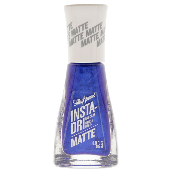 Sally Hansen Insta-Dri Nail Color Matte - 013 Blue by Sally Hansen for Women - 0.31 oz Nail Polish