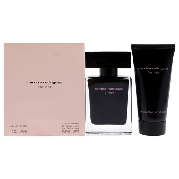 Narciso Rodriguez Narciso Rodriguez by Narciso Rodriguez for Women - 2 Pc Gift Set 1oz EDT Spray, 1.6oz Body Lotion