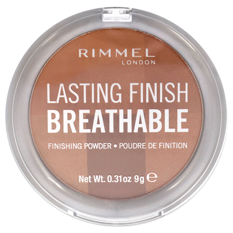 Rimmel London Lasting Finish Breathable Finishing Powder - 004 Deep by Rimmel London for Women - 0.31 oz Powder