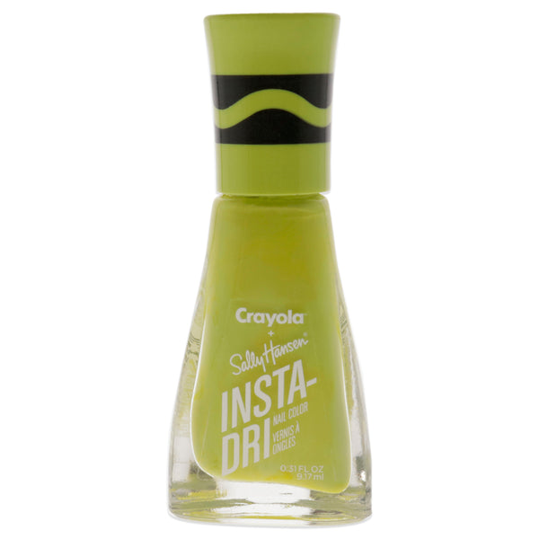 Sally Hansen Insta-Dri Crayola Nail Color - 521 Inchworm by Sally Hansen for Women - 0.31 oz Nail Polish