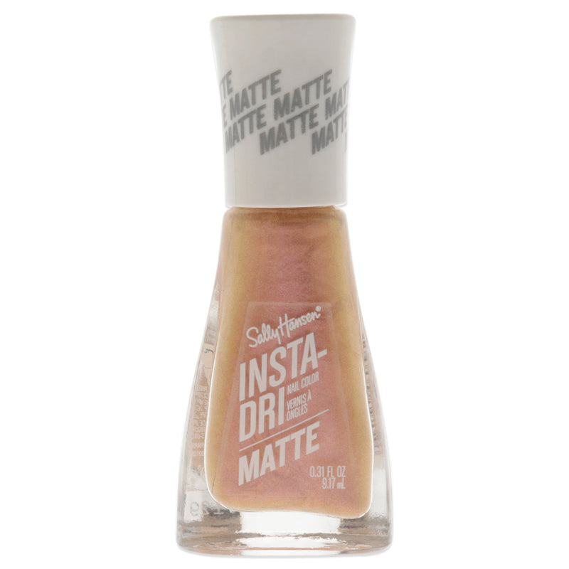 Sally Hansen Insta-Dri Nail Color Matte - 017 Rose Flush by Sally Hansen for Women - 0.31 oz Nail Polish