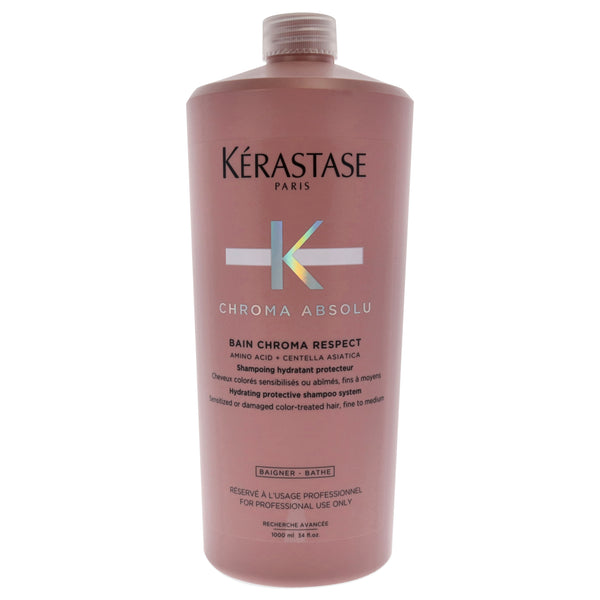 Kerastase Chroma Absolu Bain Respect Shampoo by Kerastase for Unisex - 34 oz Shampoo