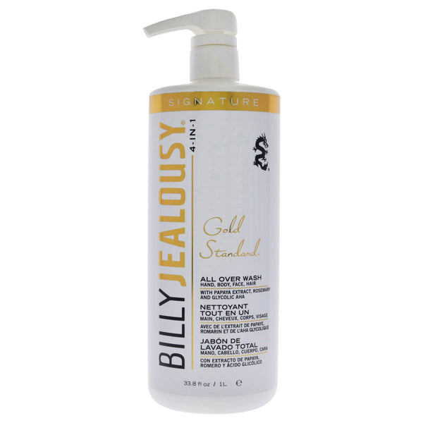 Billy Jealousy Gold Standard All Over Wash by Billy Jealousy for Unisex - 33.8 oz Body Wash