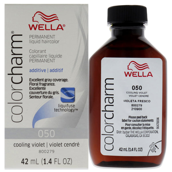 Wella Color Charm Permanent Liquid Hair Color - 050 Cooling Violet Additive by Wella for Unisex - 1.42 oz Hair Color