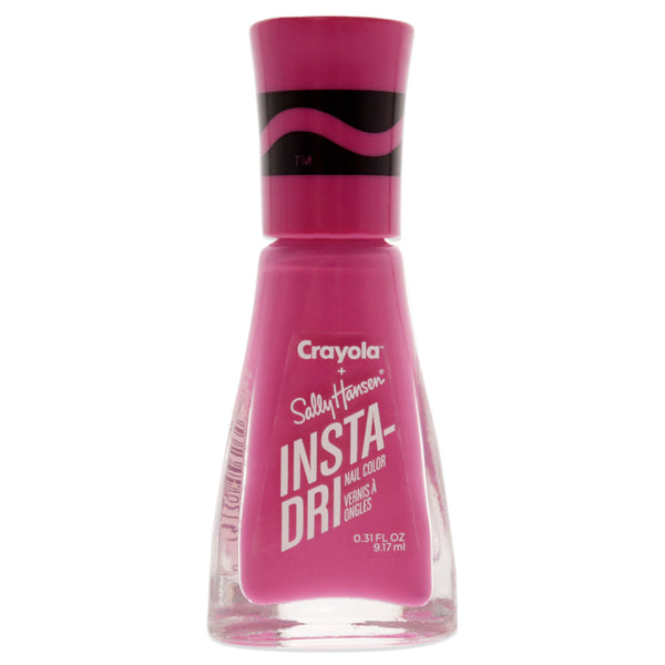 Sally Hansen Insta-Dri Crayola Nail Color - 523 Razzle Dazzle Rose by Sally Hansen for Women - 0.31 oz Nail Polish