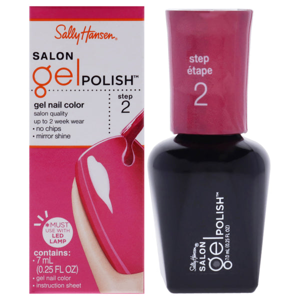 Sally Hansen Salon Gel Polish - 210 Back To The Fuchsia by Sally Hansen for Women - 0.25 oz Nail Polish