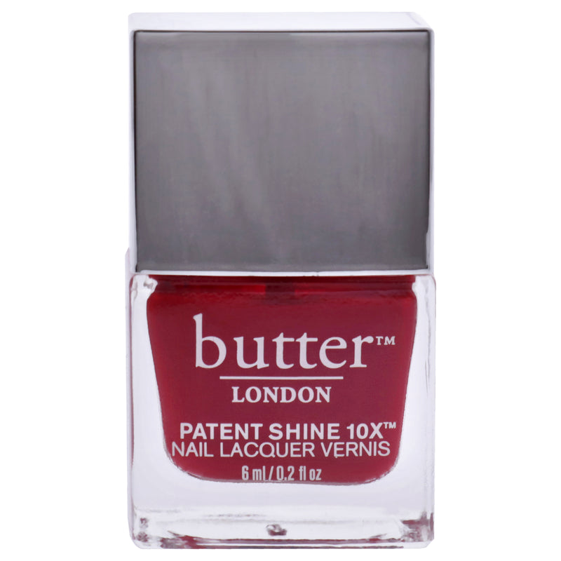 Butter London Patent Shine 10X Nail Lacquer - Her Majestys Red by Butter London for Women - 0.2 oz Nail Polish