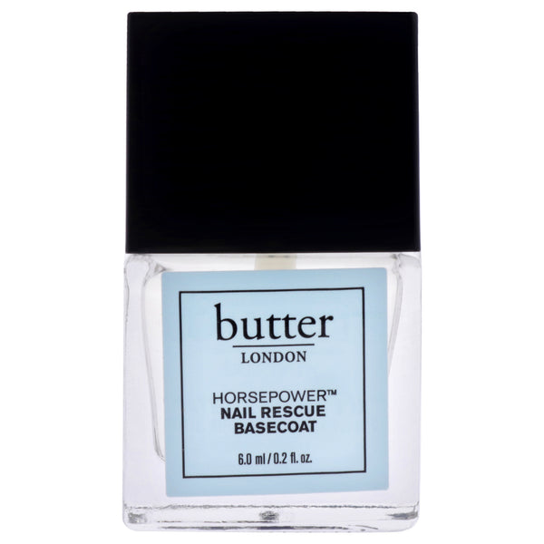 Butter London Horse Power Nail Rescue Base Coat by Butter London for Women - 0.2 oz Nail Treatment