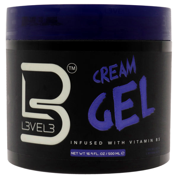 L3VEL3 Cream Hair Gel by L3VEL3 for Men - 16.9 oz Gel