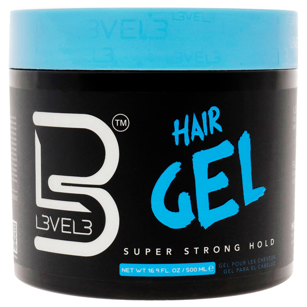 L3VEL3 Super Strong Hair Gel by L3VEL3 for Men - 16.9 oz Gel