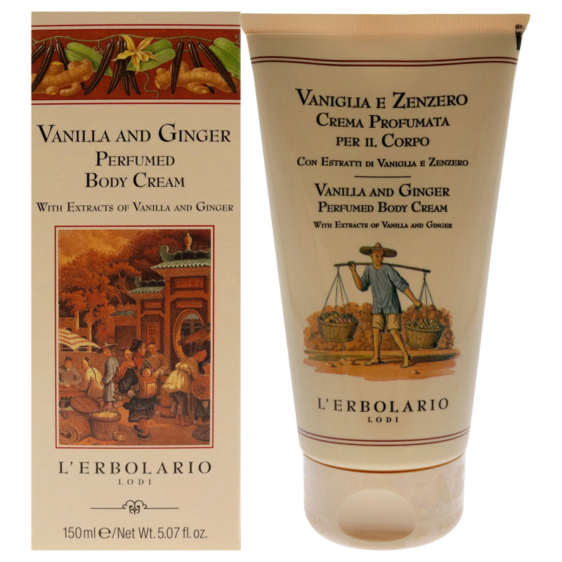 LErbolario Perfumed Body Cream - Vanilla and Ginger by LErbolario for Unisex - 5.07 oz Body Cream