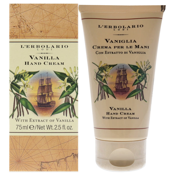 Lerbolario Vanilla Hand Cream by Lerbolario for Women - 2.5 oz Cream