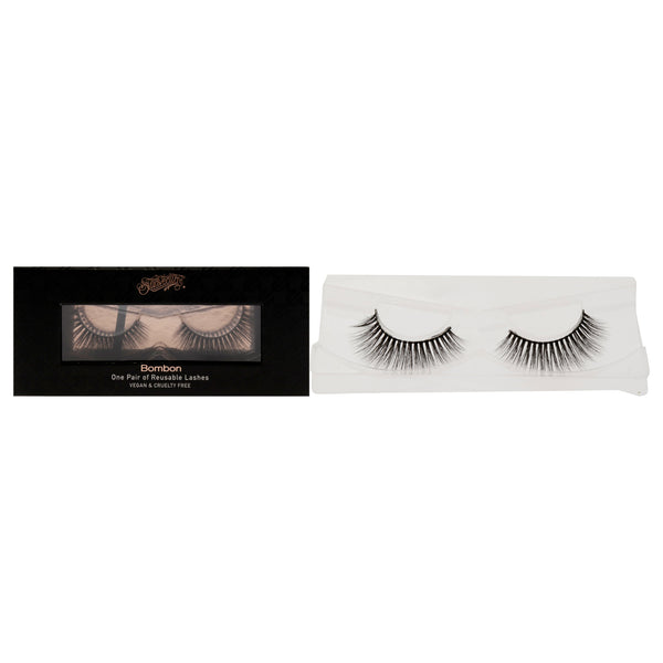 Suavecito Synthetic Silk Lashes - Bombon by Suavecito for Women - 1 Pair Eyelashes