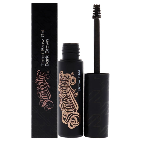 Suavecito Tinted Brow Gel - Dark Brown by Suavecito for Women - 0.25 oz Eyebrow Gel