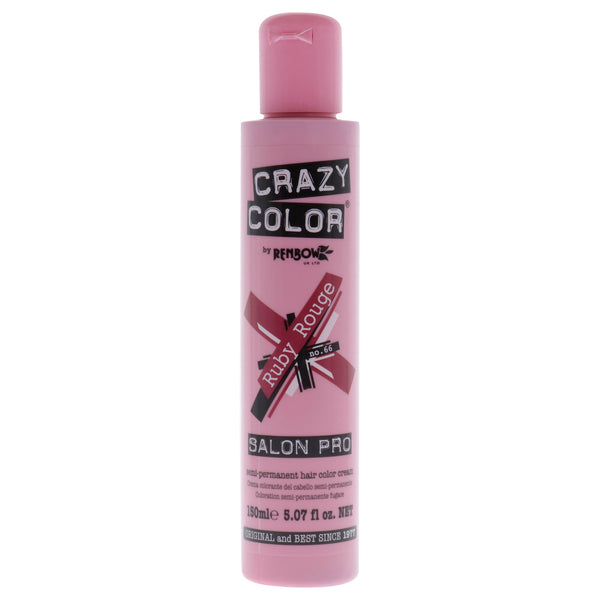 Crazy Color Crazy Color Salon Pro Semi Permanent Hair Color - 66 Ruby Rouge by Crazy Color for Women - 5.07 oz Hair Color