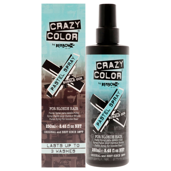 Crazy Color Pastel Spray - Bubble Gum by Crazy Color for Women - 8.45 oz Hair Spray