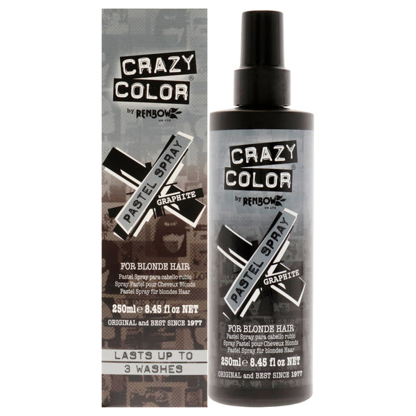 Crazy Color Pastel Spray - Graphite by Crazy Color for Women - 8.45 oz Hair Spray