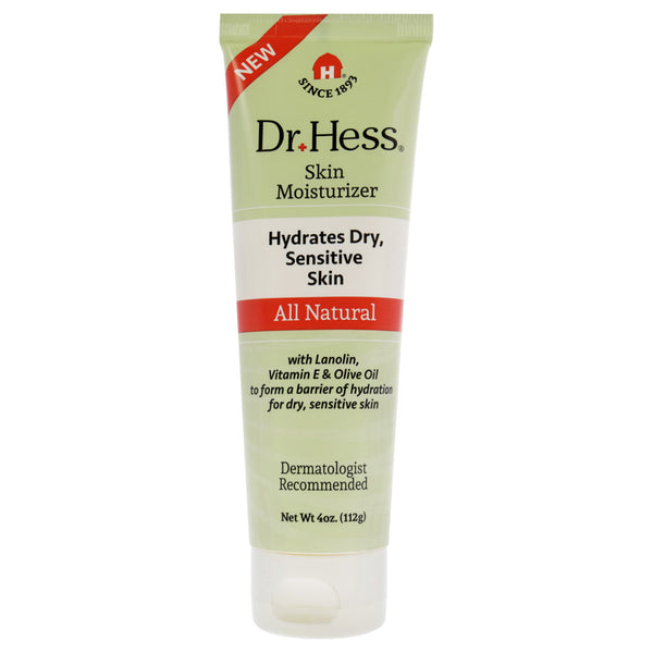Dr. Hess Skin Moisturizer Hydrates Dry Sensitive Skin by Dr. Hess for Unisex - 4 oz Moisturizer