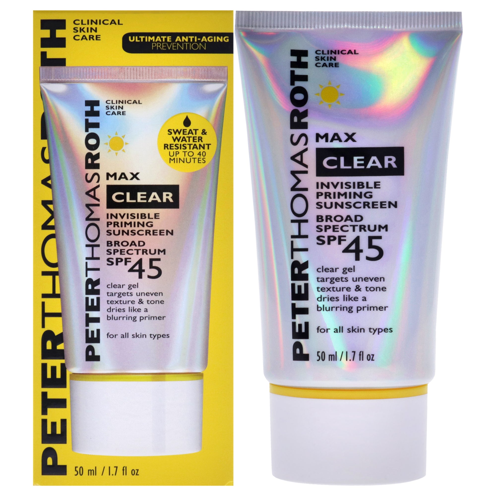 Peter Thomas Roth Clear Invisible Priming Sunscreen SPF 45 by Peter ...