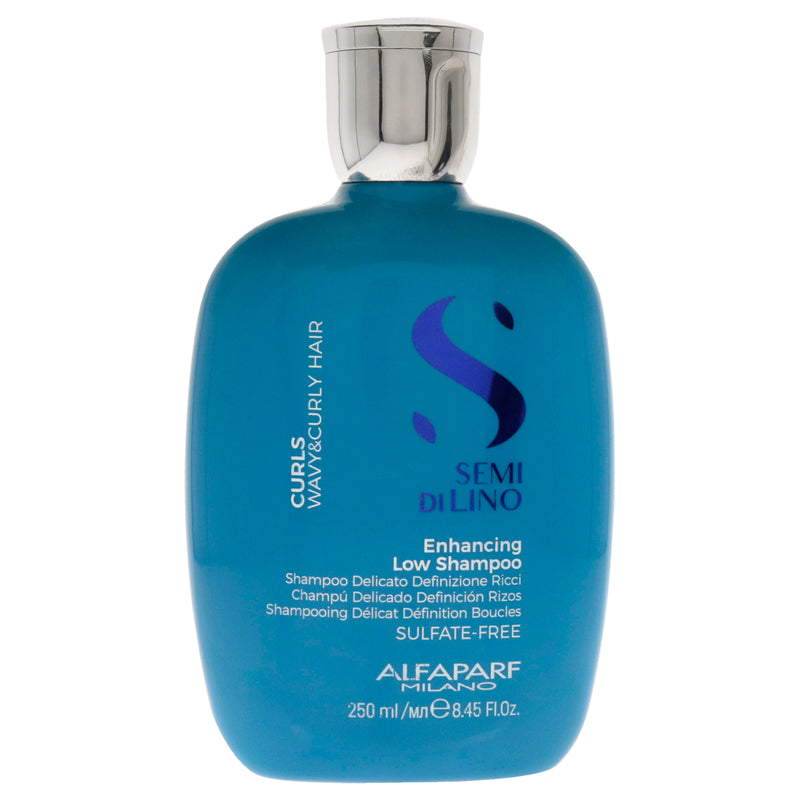 Alfaparf Milano Semi Di Lino Curls Enhancing Low Shampoo by Alfaparf Milano for Unisex - 8.45 oz Shampoo