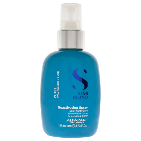 Alfaparf Milano Semi Di Lino Curls Reactivating Spray by Alfaparf Milano for Unisex - 4.23 oz Treatment